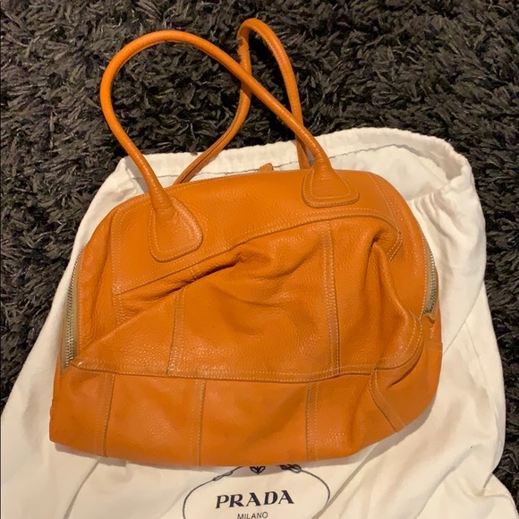 Orange Prada Bag - Picture 5 of 7